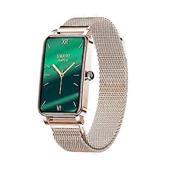 Women’s Smartwatch Gold Milanese IP68 HD Screen Health Tracking Multi-Sport Gold YONIS