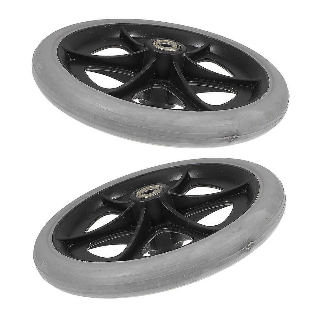Practical Front Wheel Replaceable Wheel for Wheelchair 2Pcs Pack