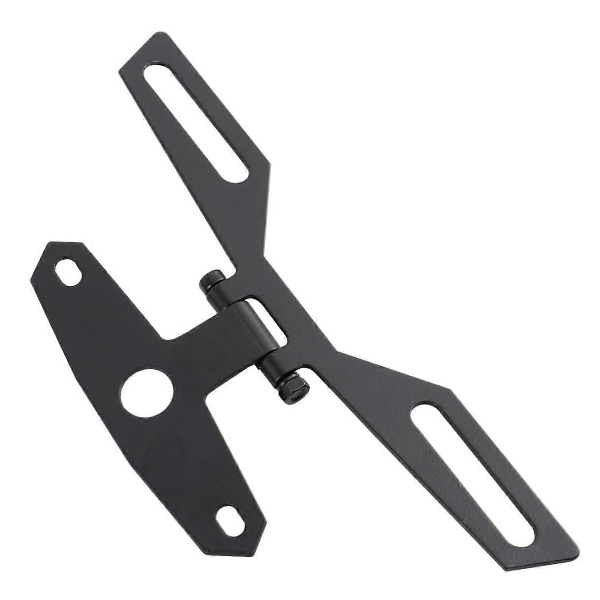 Adjustable Foldable Motorcycle License Plate Holder with Durable Metal Tail Light Bracket