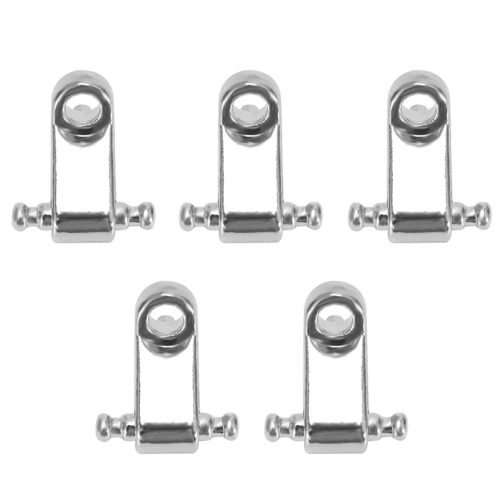 1 Set 10 Pcs Electric Guitar Roller String Tree String Retainer - Silver