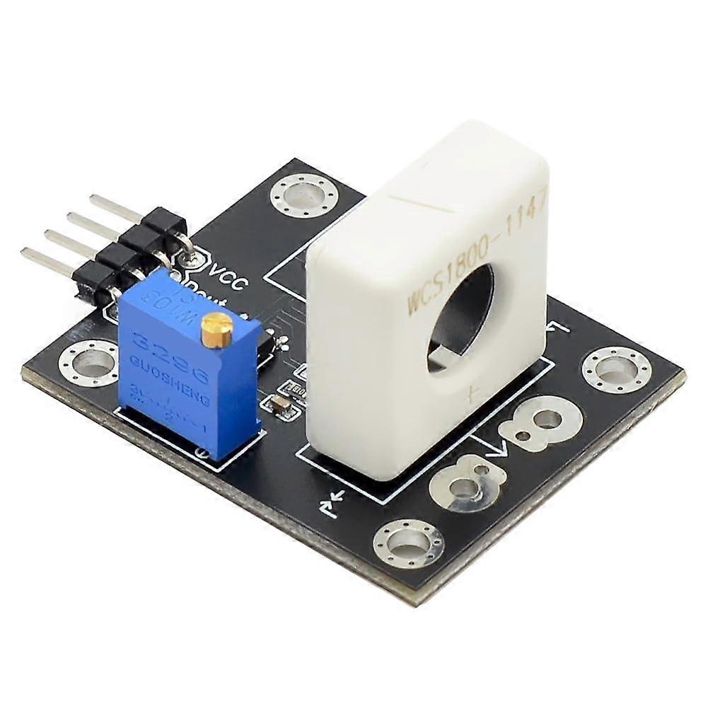 Hall Effect Current Sensor 35V Adjustable DC100A WCS1800 with Overcurrent Protection and LED Indicator