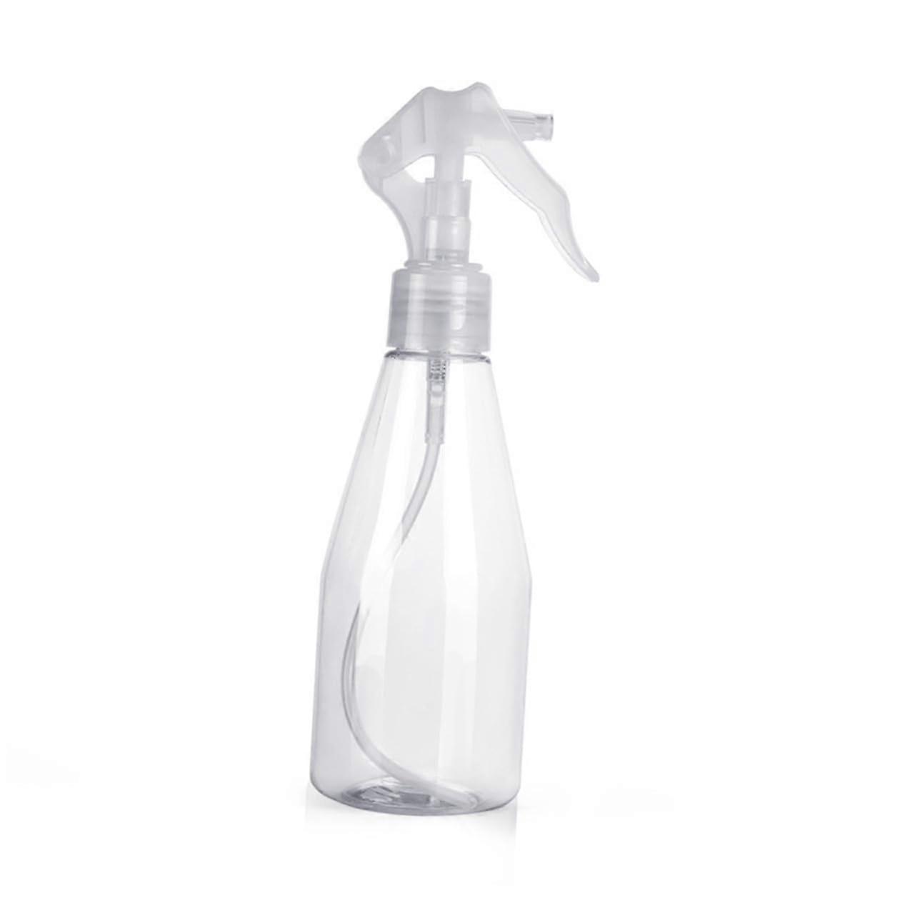 2pcs Transparent Plastic Spray Bottle with Easy Grip Trigger for Plants Gardening and Baking