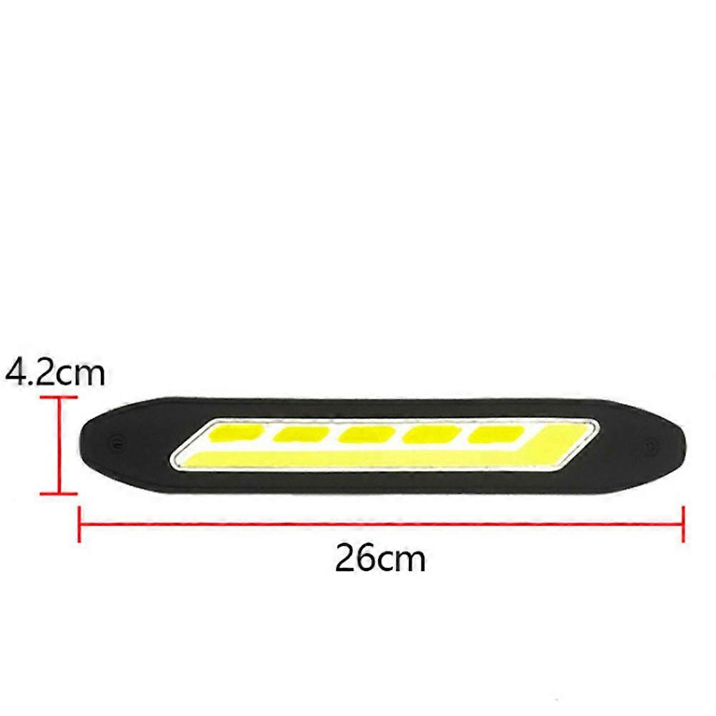 Daylight Running Lights Silicone Car Lamps 2Pcs Waterproof Set