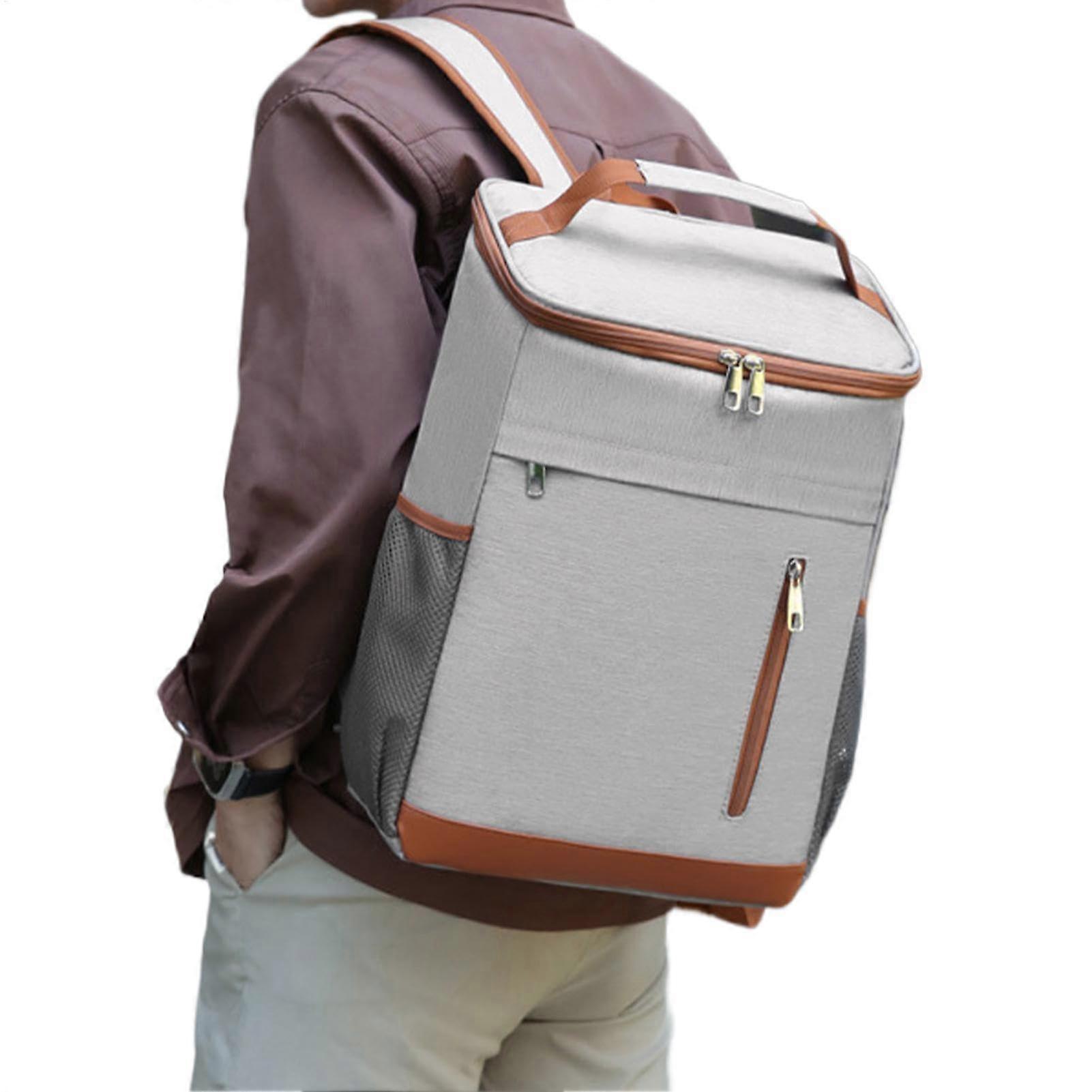 Large Capacity Cooler Backpack with Waterproof Zipper and LongLasting Temperature Control for Camping