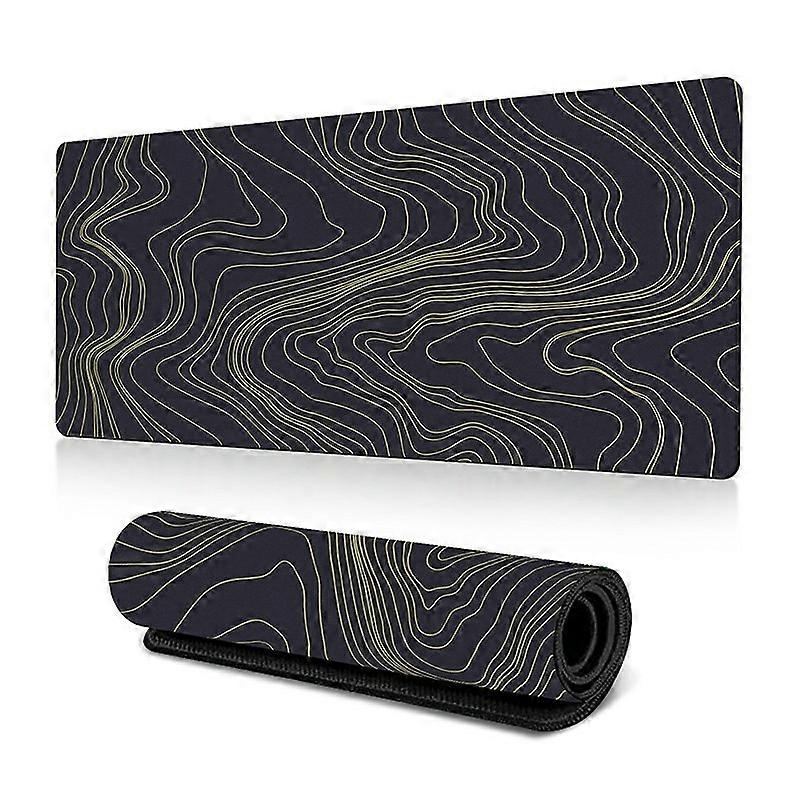 300 x 700 x 3mm Abstract Fluid Pattern Mouse Mat Non-Slip Rubber Mouse Pad