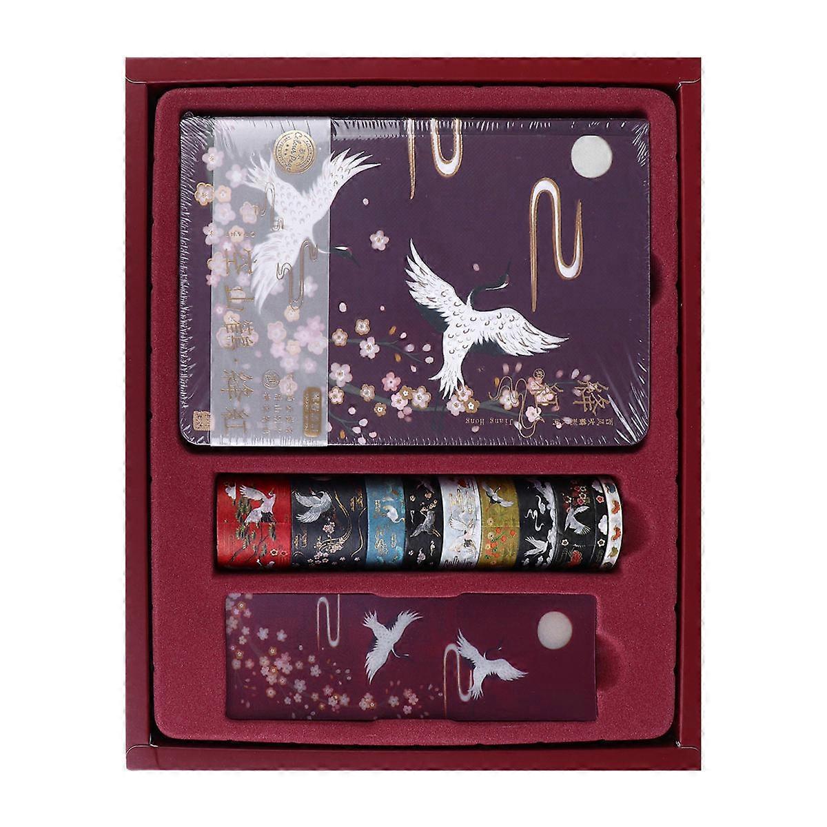 Journal Notebook Unlined Notebooks For Writers Dark Red Handmade 1Set