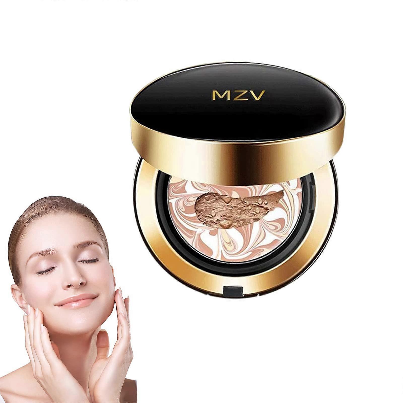 BB Cream Cushion Foundation Light Beige with Waterproof Full Coverage Concealer and Oil Control