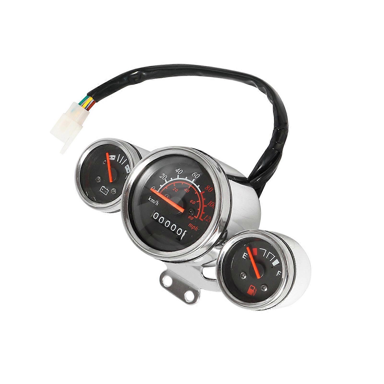 Precise Matching Motorcycle Gauge Waterproof & Resistant Construction Odometer Sealed Designs for Original Replacement Multicolor