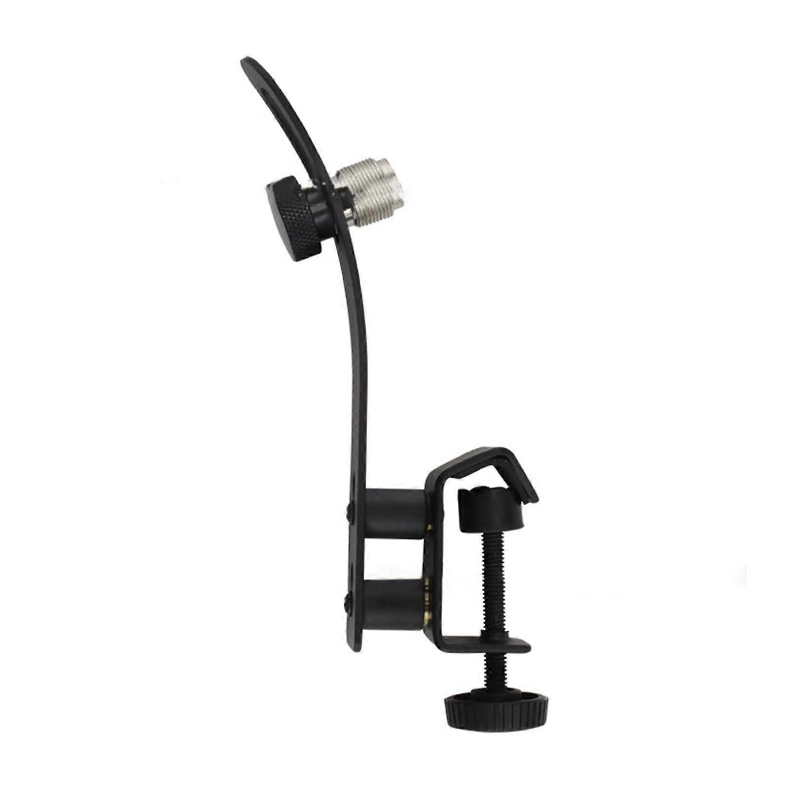 Drum Microphone Clip with Adjustable Position and Shockproof Clamp for Stand Recording
