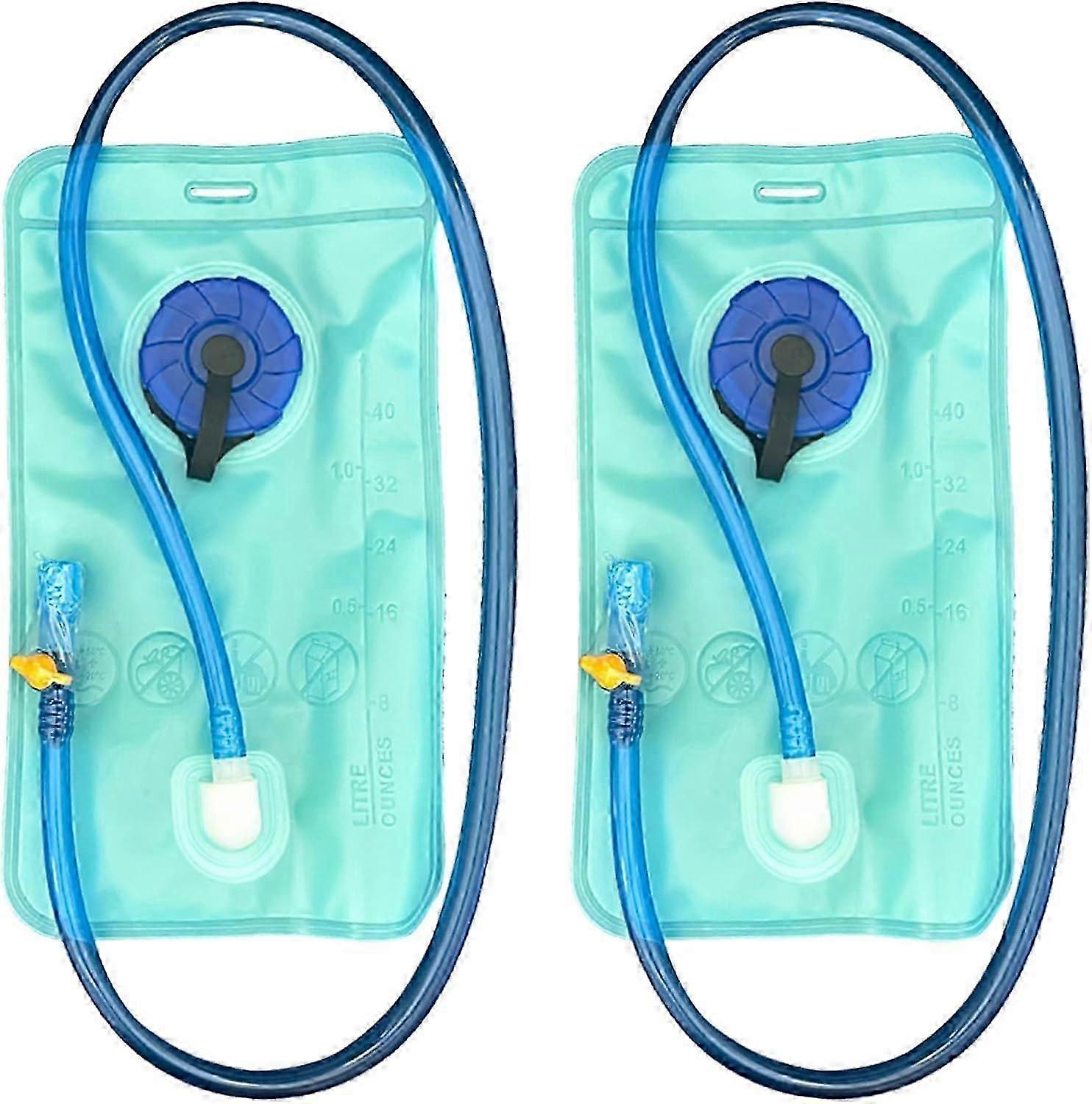 2 Pieces Hydration Backpack Water Bladder 1L, Hydration Bladder, Hydration Bag, Detachable Large Opening Hydration Bag