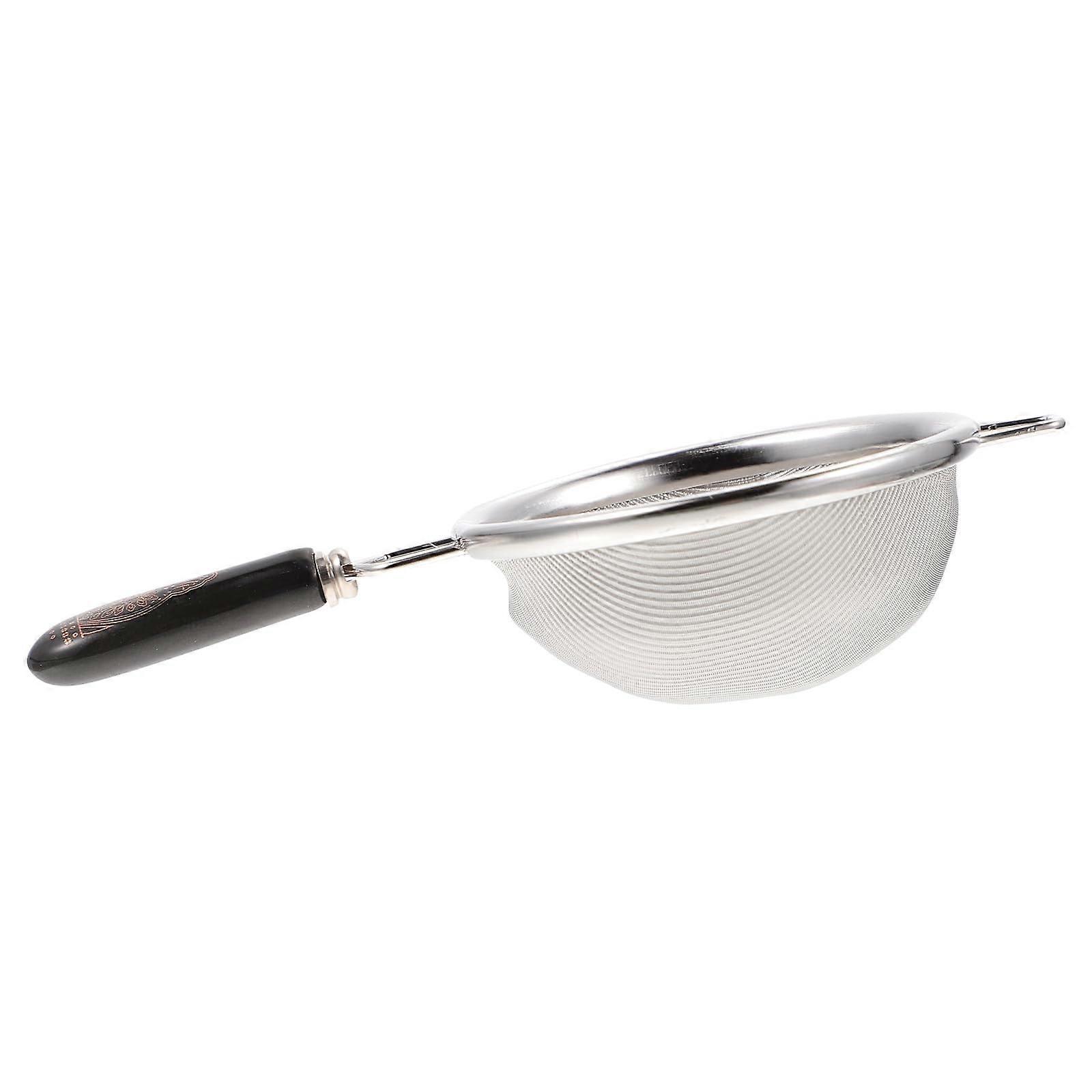 Stainless Steel Tea Strainer with Ceramic Handle, Fine Mesh Infuser for Loose Leaf Brewing