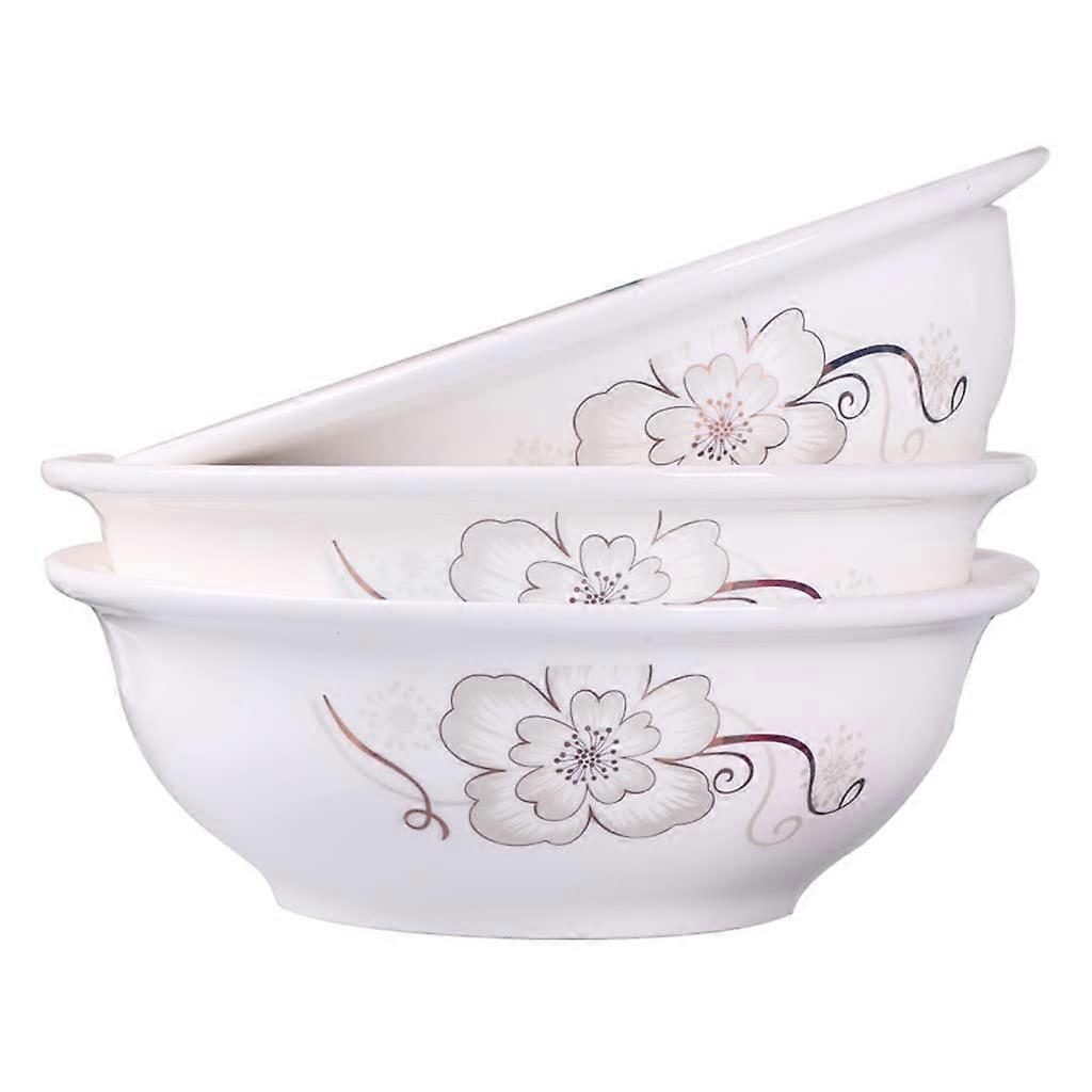 Ceramic Serving Bowls Set, Large Soup and Salad Bowls, Durable MultiPurpose Design, 3Piece