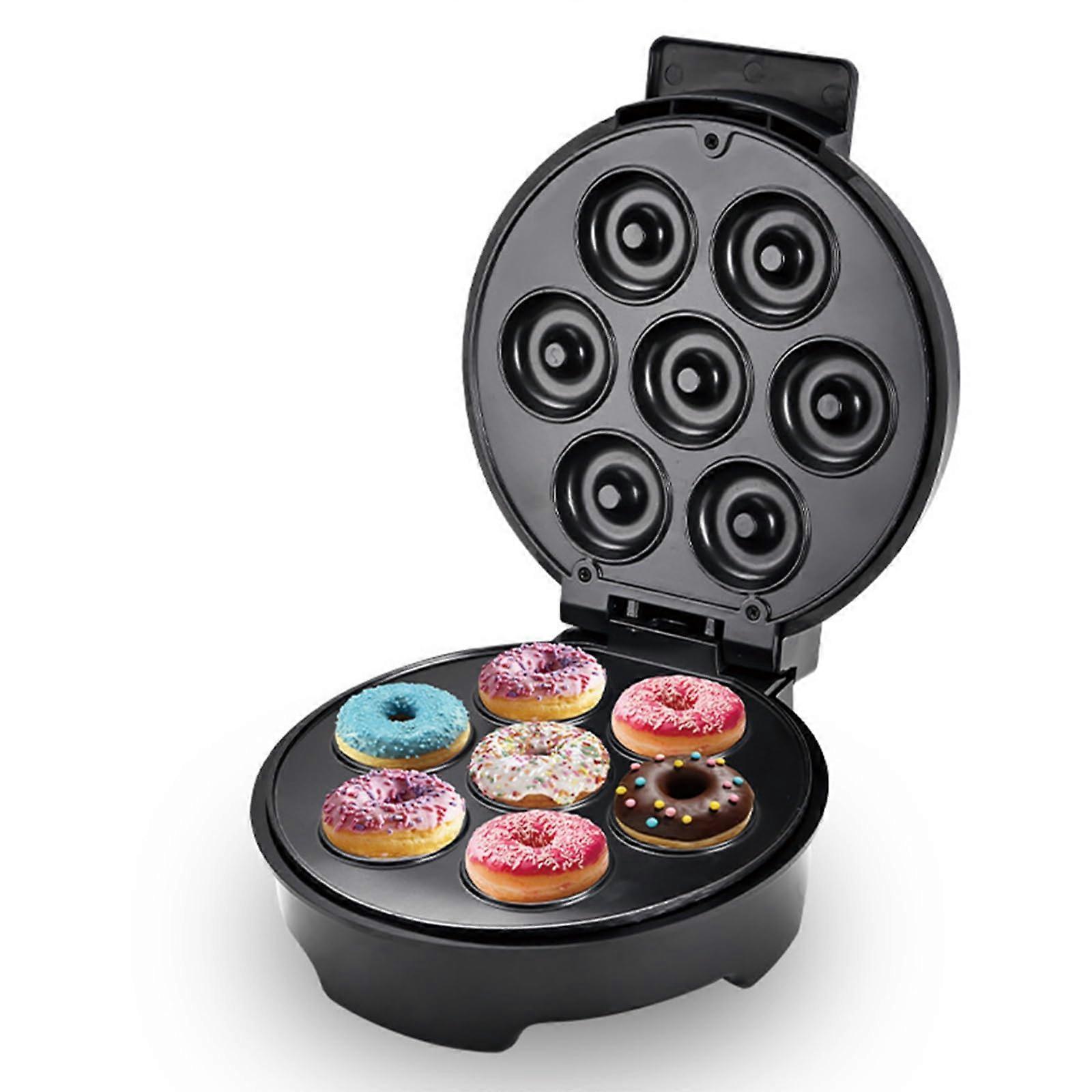 Mini Donut Maker with NonStick Plates, 7Cavity Electric Donut Maker for Fast Home Baking