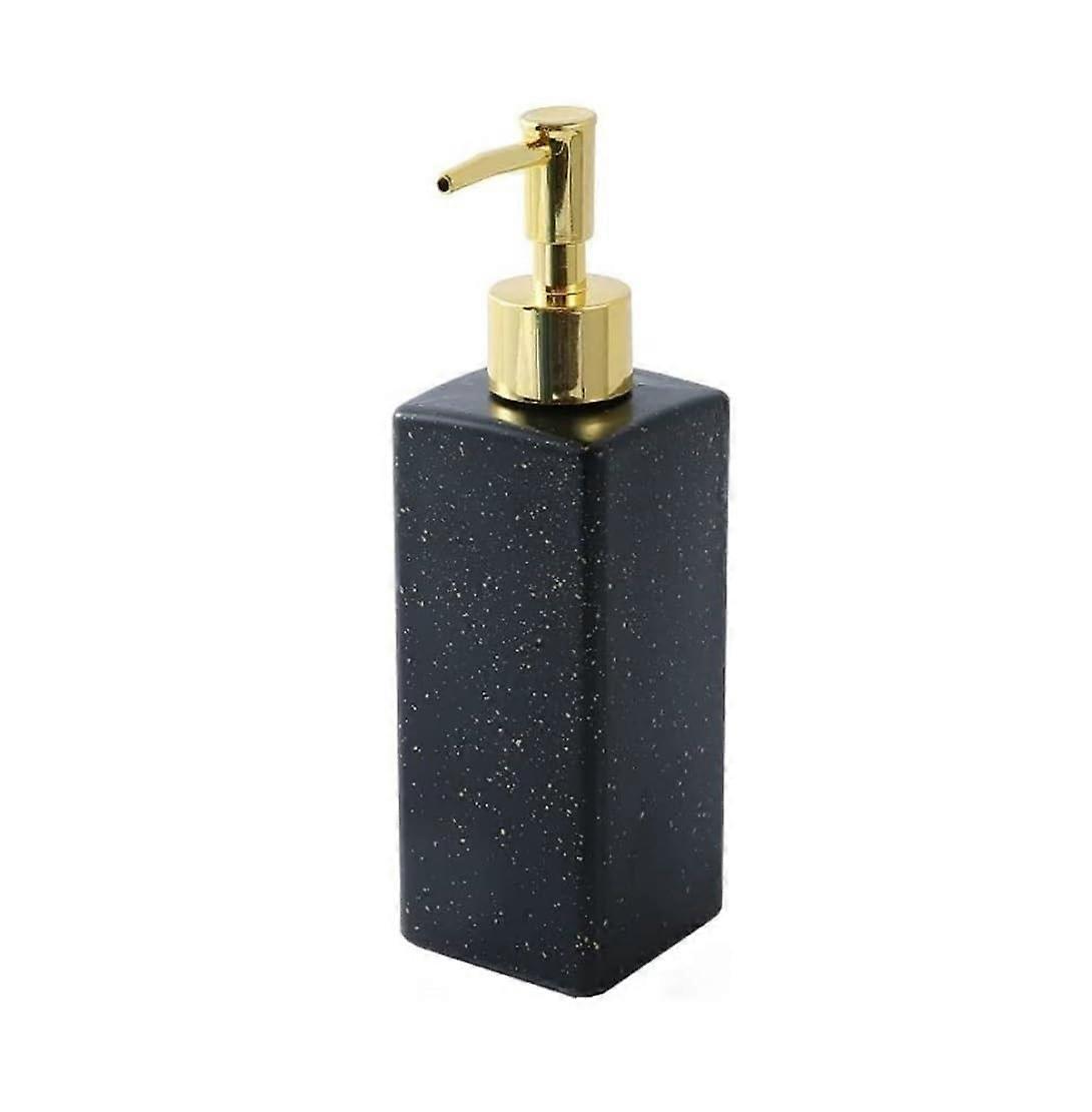 Glass Soap Dispenser with OneHand Easy Pump, Refillable for Bathroom or Kitchen Sink