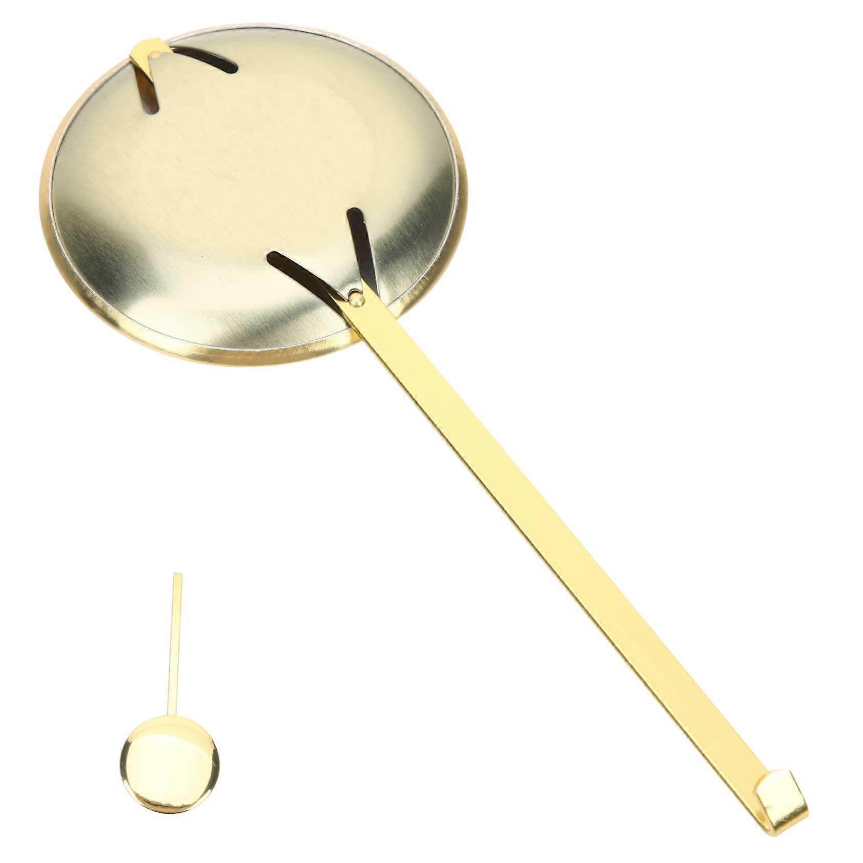 Golden Metal Pendulum Clock Replacement for Quartz Wall Clock, Easy DIY Installation