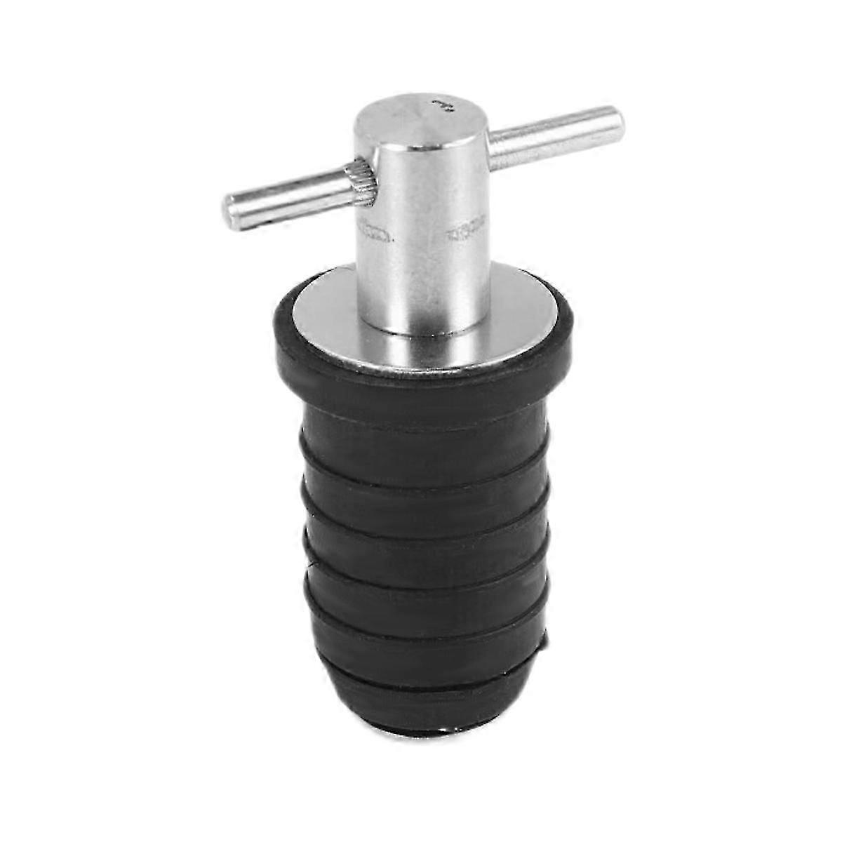 Marine Boat Drain Plug T-Handle Screw Adjustable Rubber Deck Drain Plug