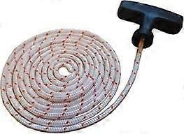 Starter Rope with Ergonomic Handle Grip 6mm x 10m Durable Braided Pull Cord Replacement
