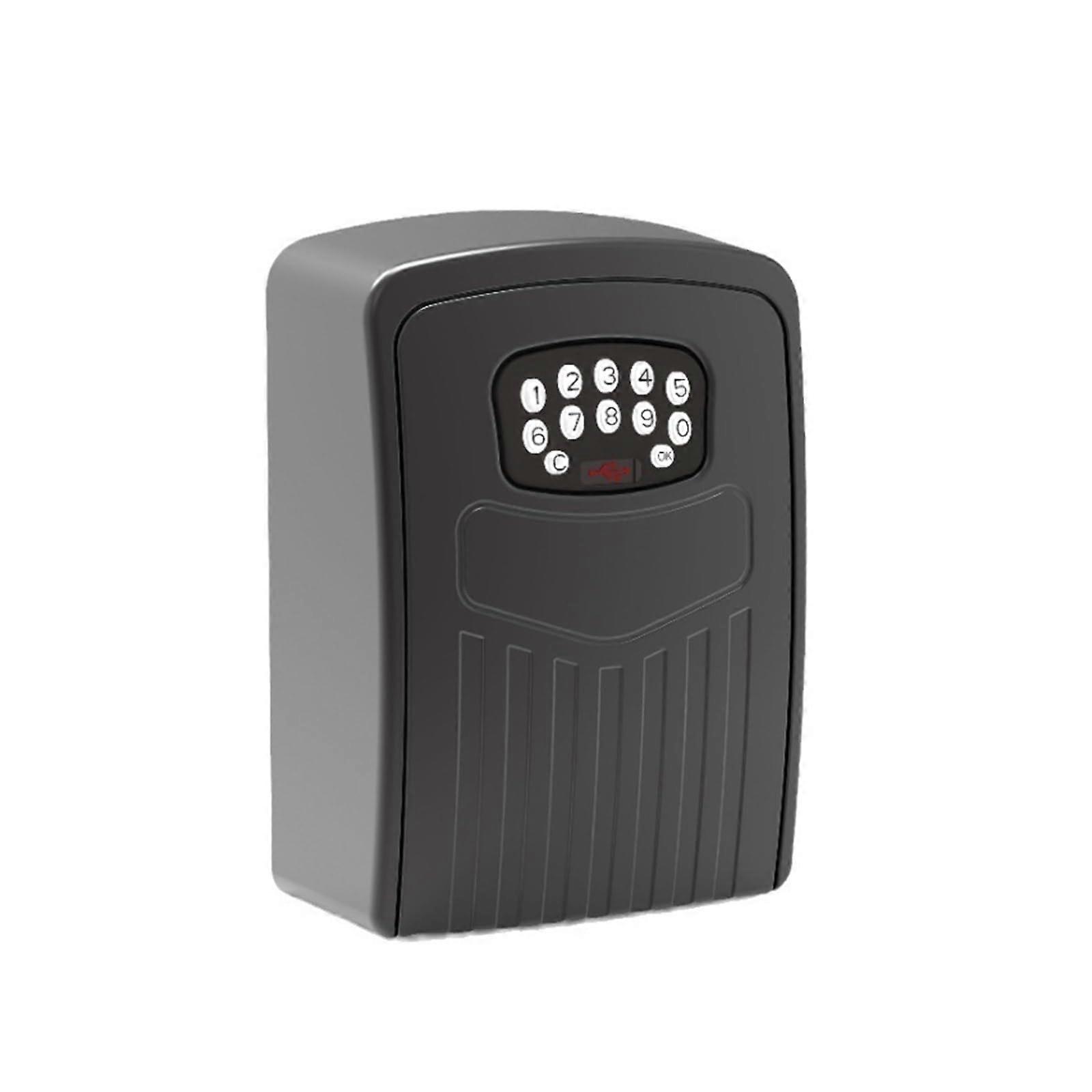 Smart Key Lock Box Weatherproof Aluminum Alloy Wall Mounted Key Safe with Smart Code Access