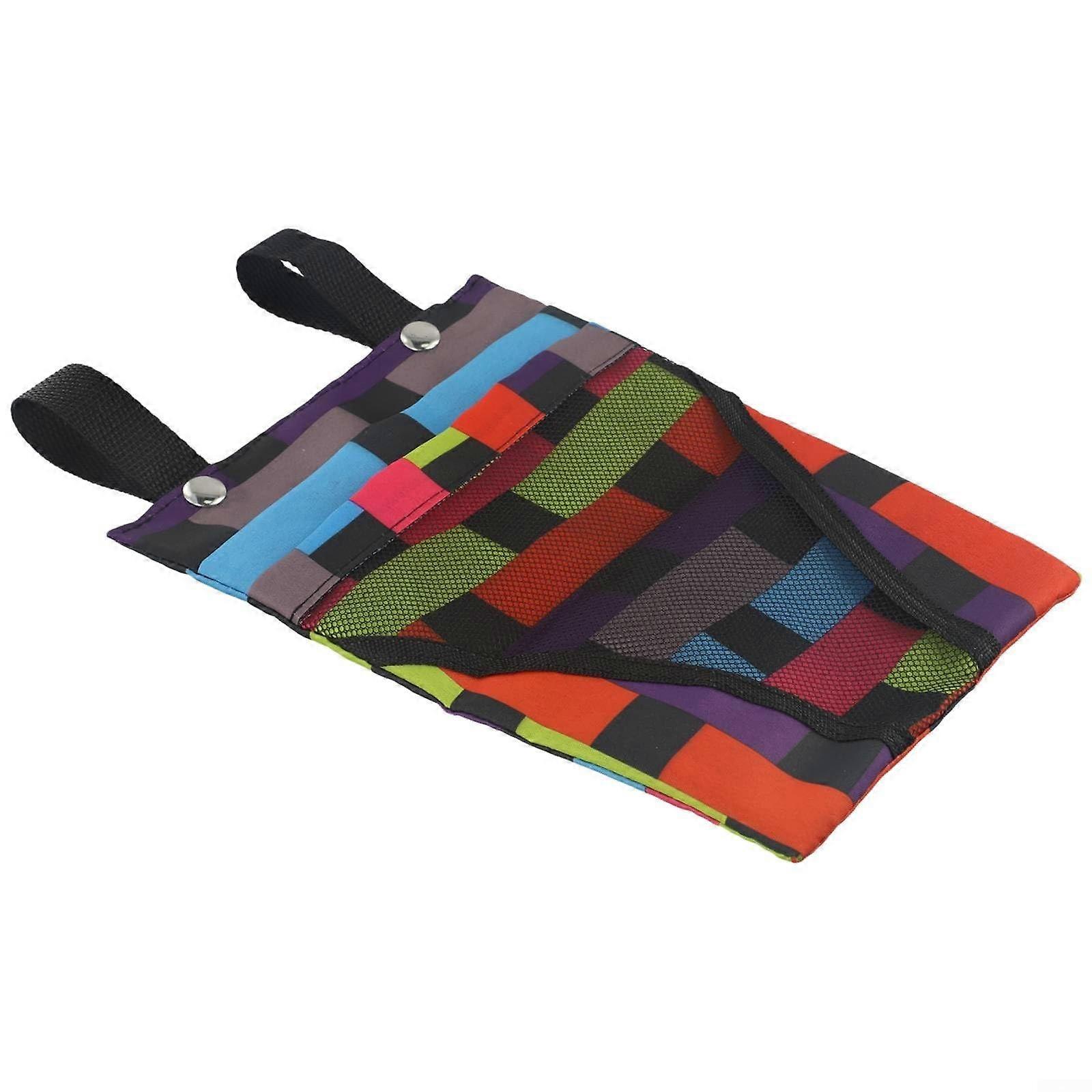 Waterproof Canvas Bike Handlebar Basket with Large Capacity, QuickRelease and Collapsible Design