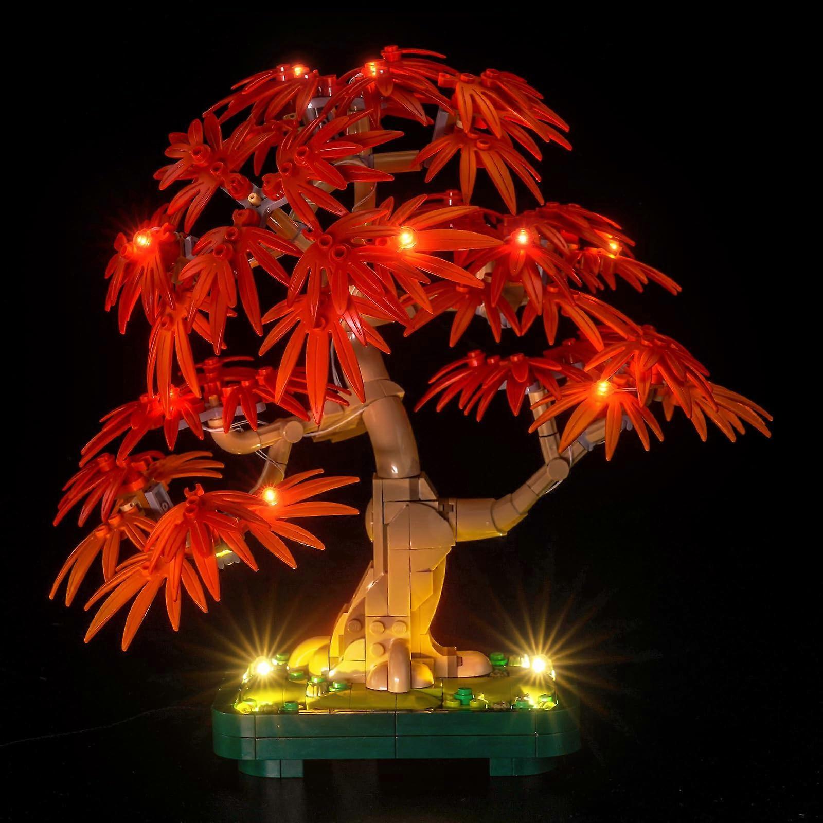 Bonsai Tree Light Kit for  10348 Japanese Red Maple, Subtle LED Illumination and Easy Installation