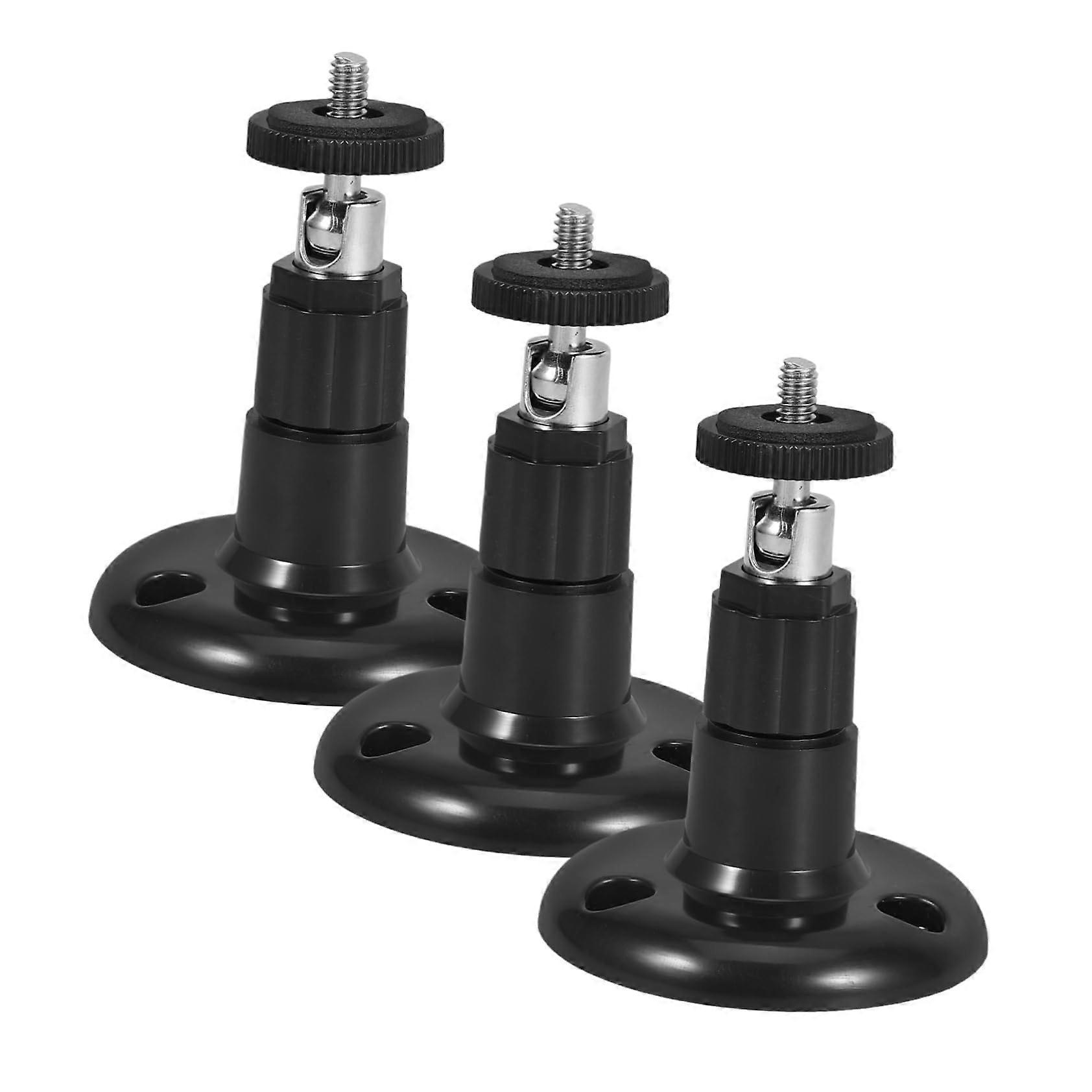 3pcs Adjustable Security Camera Wall Mount Bracket for Indoor Outdoor Use, Universal CCTV Holder