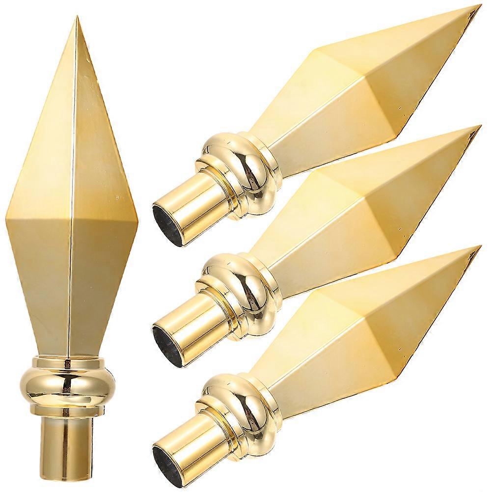 Flagpole Decorative Head 4Pcs Metal Flag Head Replacement for Decor