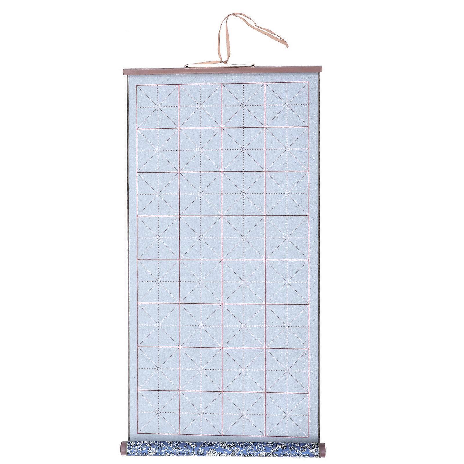 Rectangular Chinese Writing Practice Cloth Suitable For Calligraphy Enthusiasts 75X38Cm Durable Material 1Set