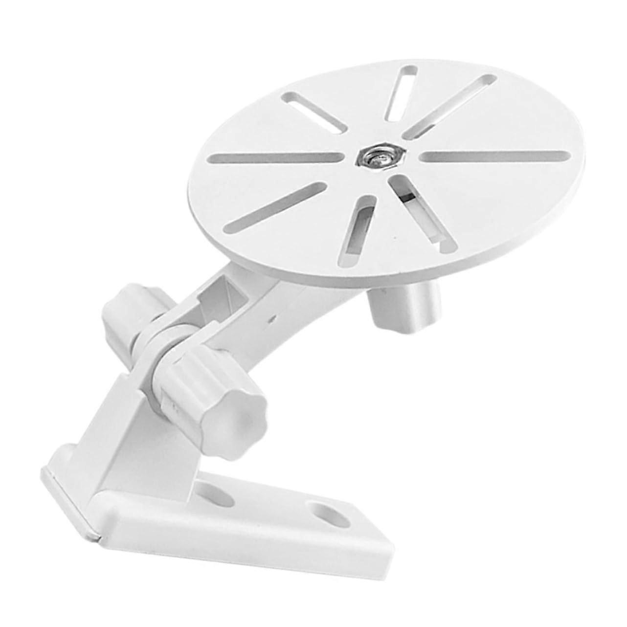 Security Camera Wall Mount Bracket, Adjustable ABS Holder for Indoor Use, White, Easy Installation