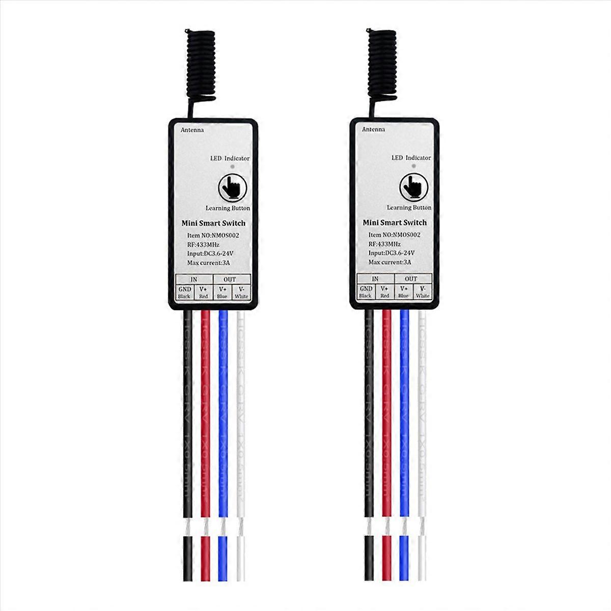 Wireless Remote Control 433Mhz Relay Receiver DC 3.6V 6V Module