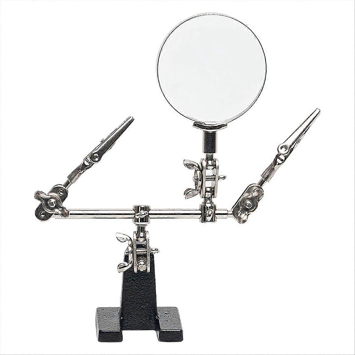 Helping Hands Magnifier with Dual Adjustable Alligator Clips