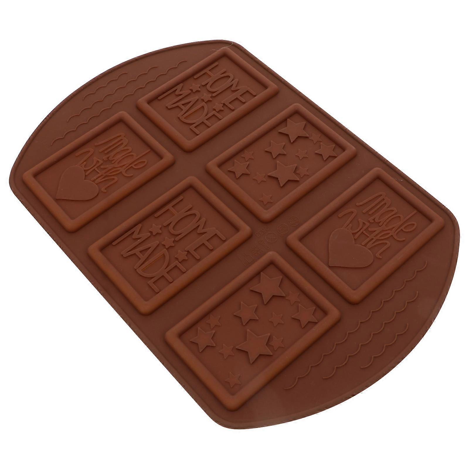 Silicone Chocolate Baking Mold for Biscuit Decorating 1Pcs Coffee Material