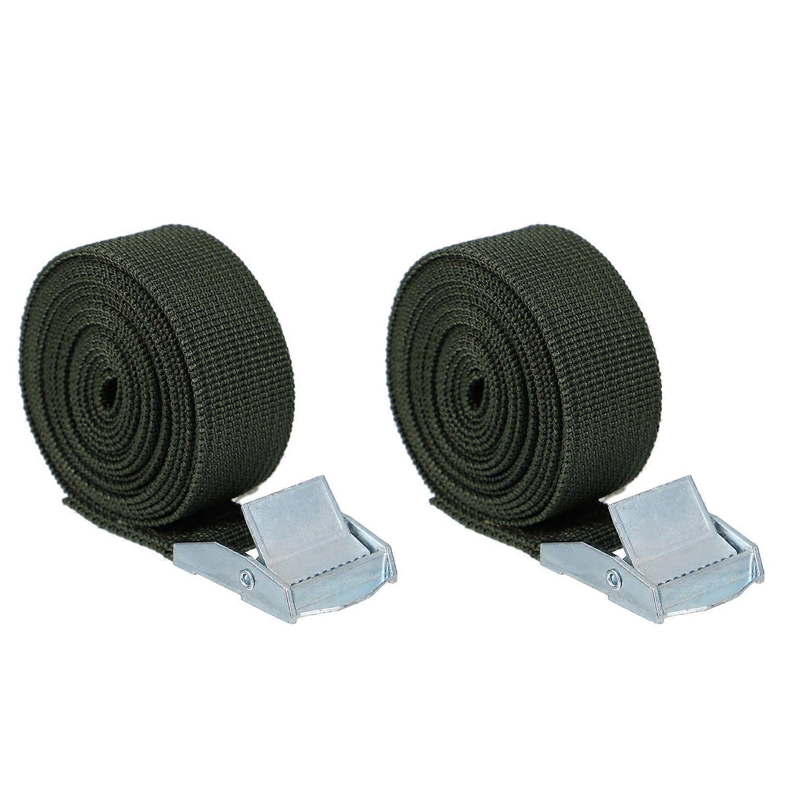 Outdoor Camera Fixing Strap for Securing Field Cameras 2Pcs Black Polyester