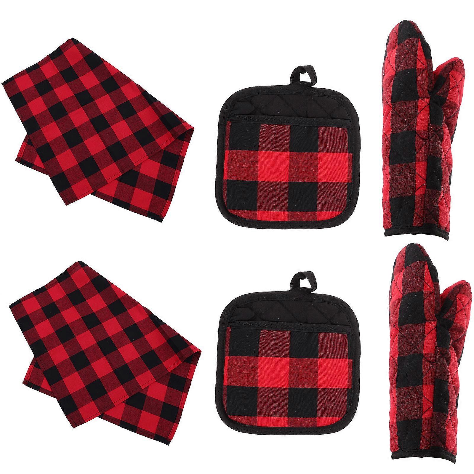 Dish Washing Gloves Steam Burn Protection Rectangular Hanging Design 1Set