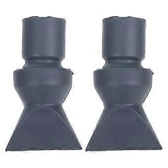 Aquarium Nozzle Black Plastic Pump Nozzles for Water Outlet and Return 10Pcs