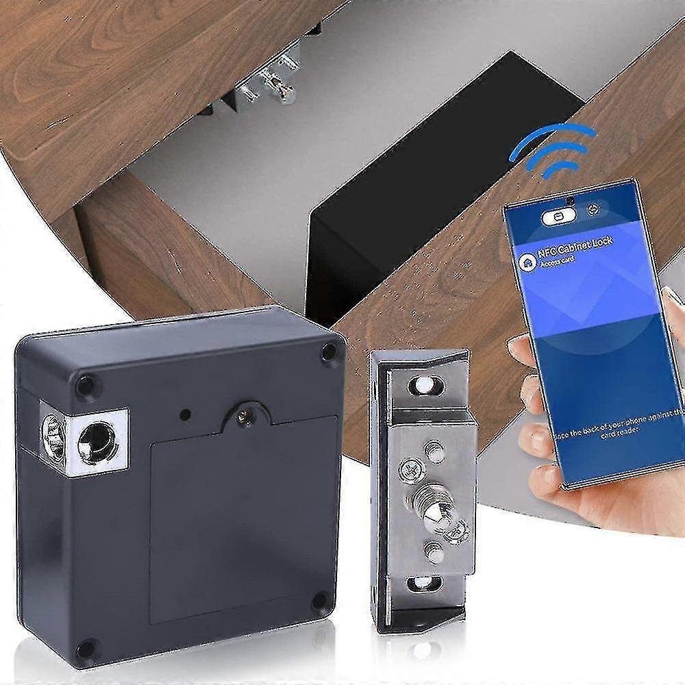 Punch-Free Electronic Smart Lock for Drawer Cabinet Door