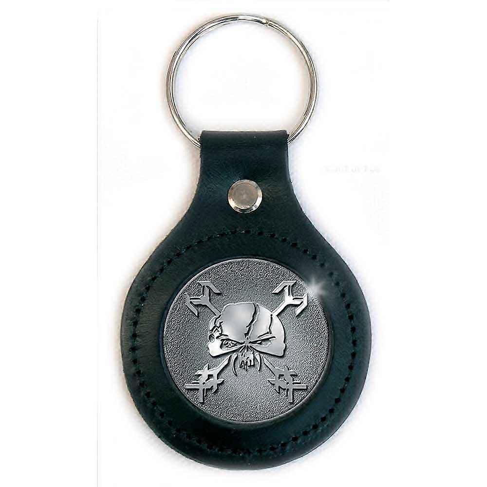 Iron Maiden Keyring Final Frontier Leather Keychain