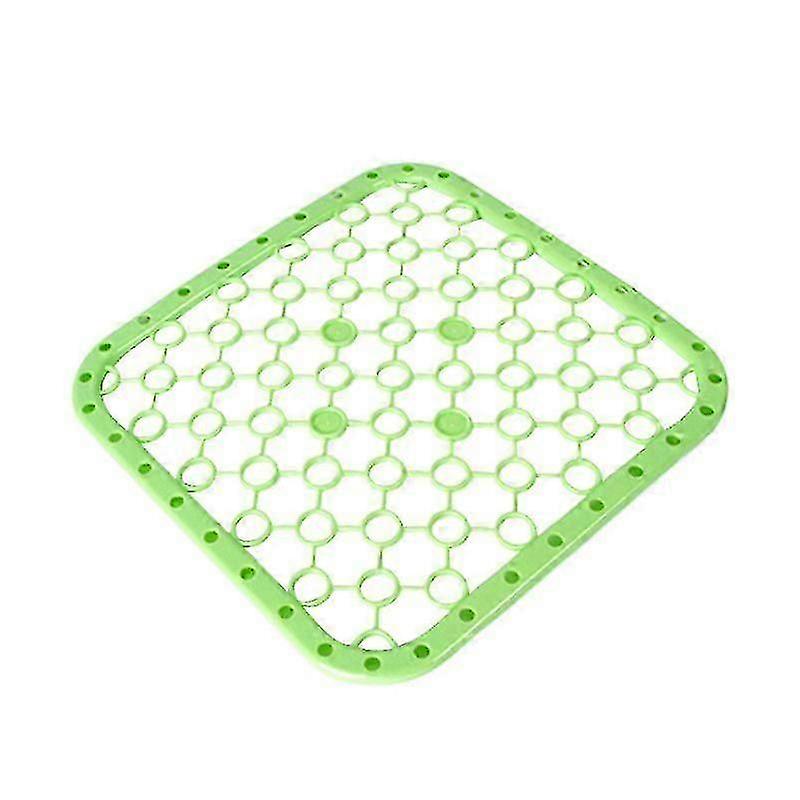 Green Kitchen Sink Divider Protector Mat Heat Insulation Table Mat