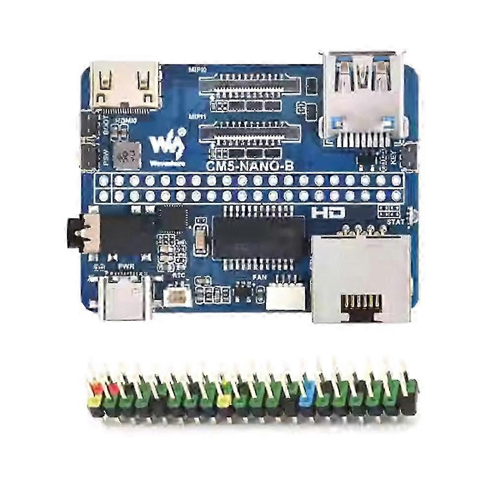 Waveshare compatible with Raspberry Pi CM5 Mini Base IO Board NANO B Development Computing Module Expansion Board Type B CM5-NANO-B