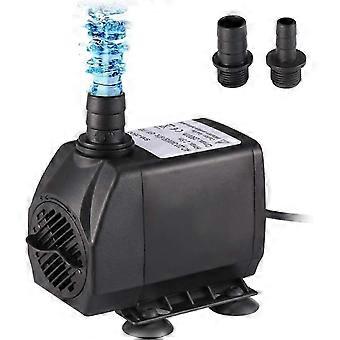 25w 1500l/h Submersible Water Pump With 5ft Power Cord And 2 Nozzles