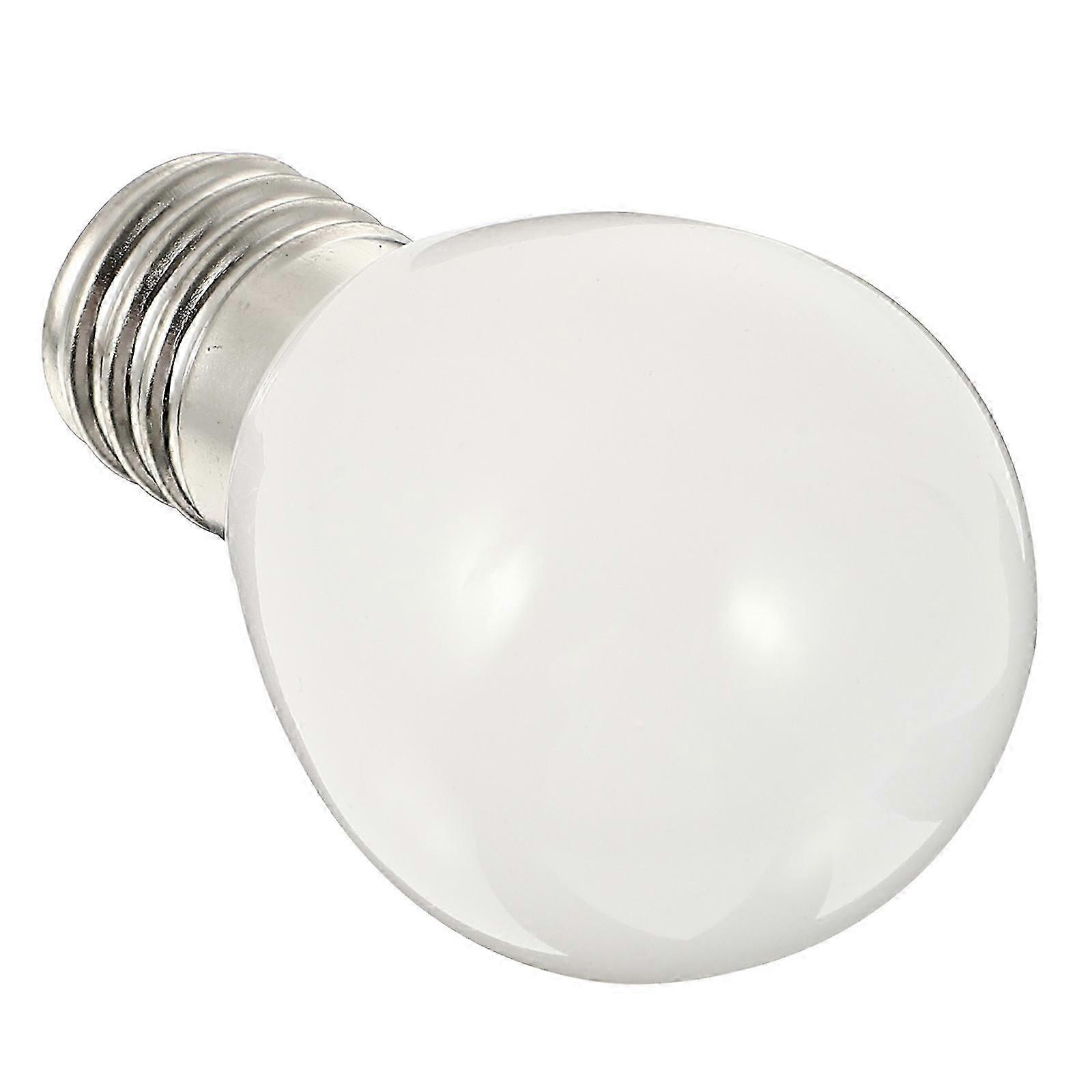 White Glass E17 Light Bulb for Home Use Replacement