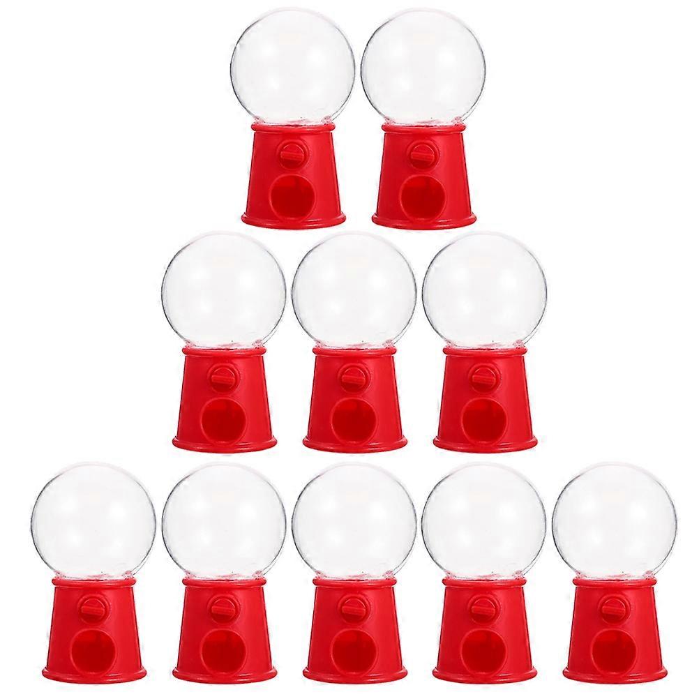 Mini Candy Candy Machine for Playing 10Pcs Red Plastic