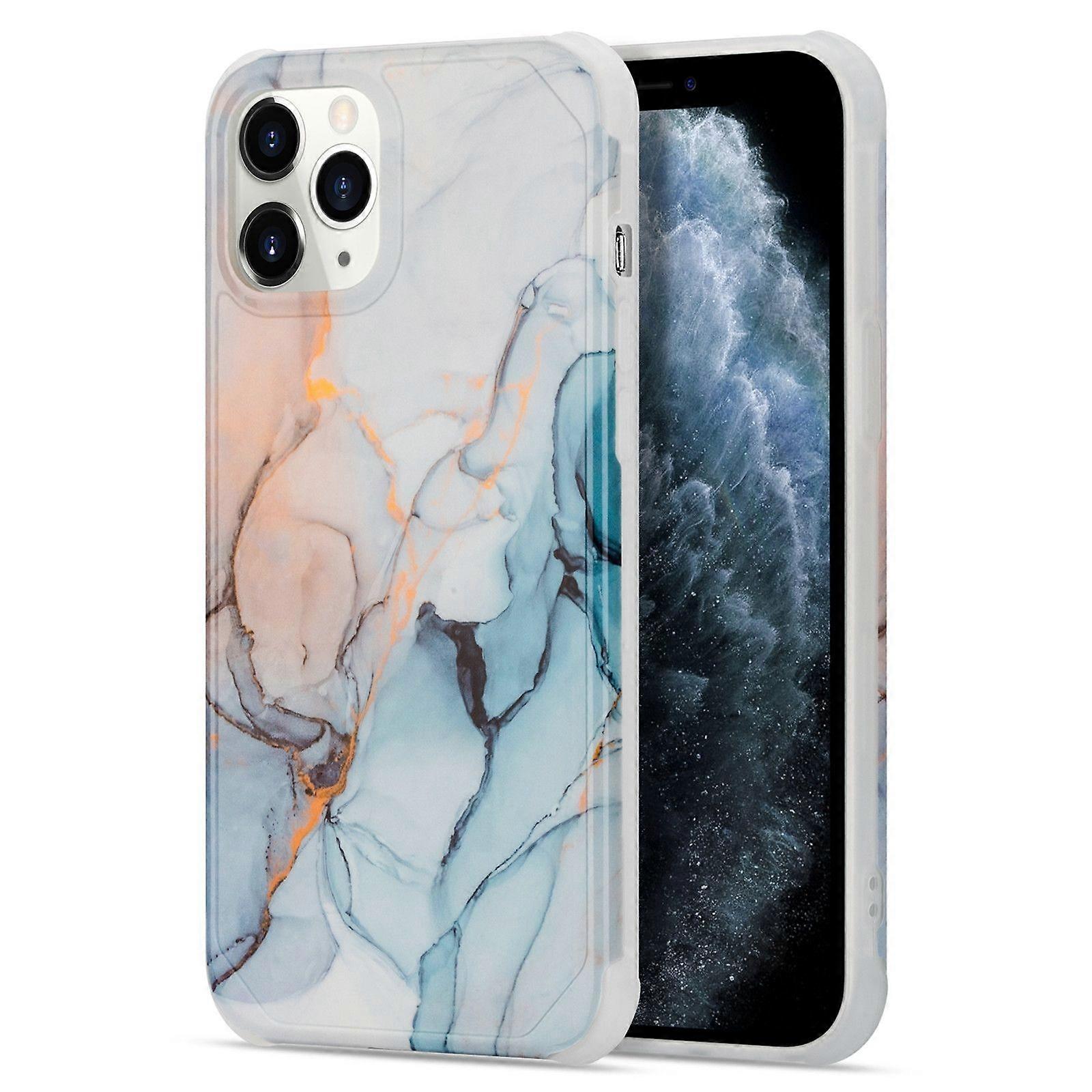 Flow Gold Marble IMD Case For iPhone 12 Pro Max
