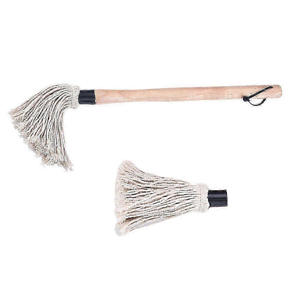 1 Set Practical Barbecue Brush Replaceable Baking Brush Kitchen Grill Oil Brush