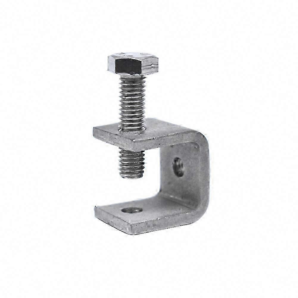 4Pcs C-Clamp Steel Pipe Square Clamp Pull Ring Adjustable Fixed Holder Clip Multi-Function Hardware