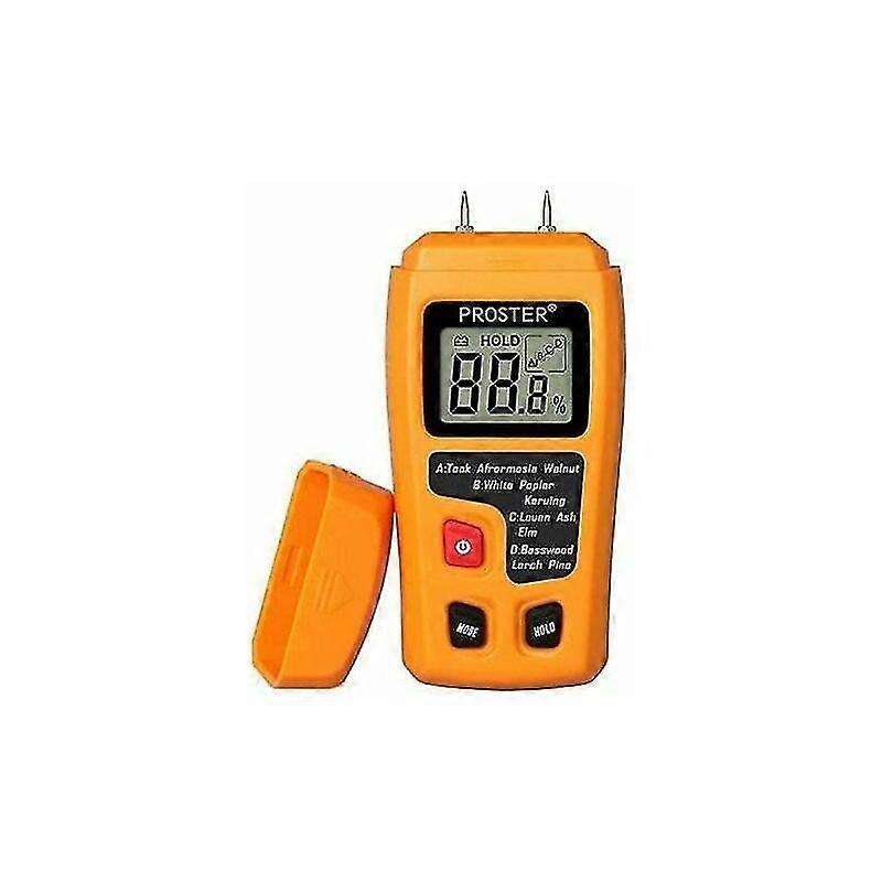 LCD screen  With backlight  Moisture meter for professional and precise use