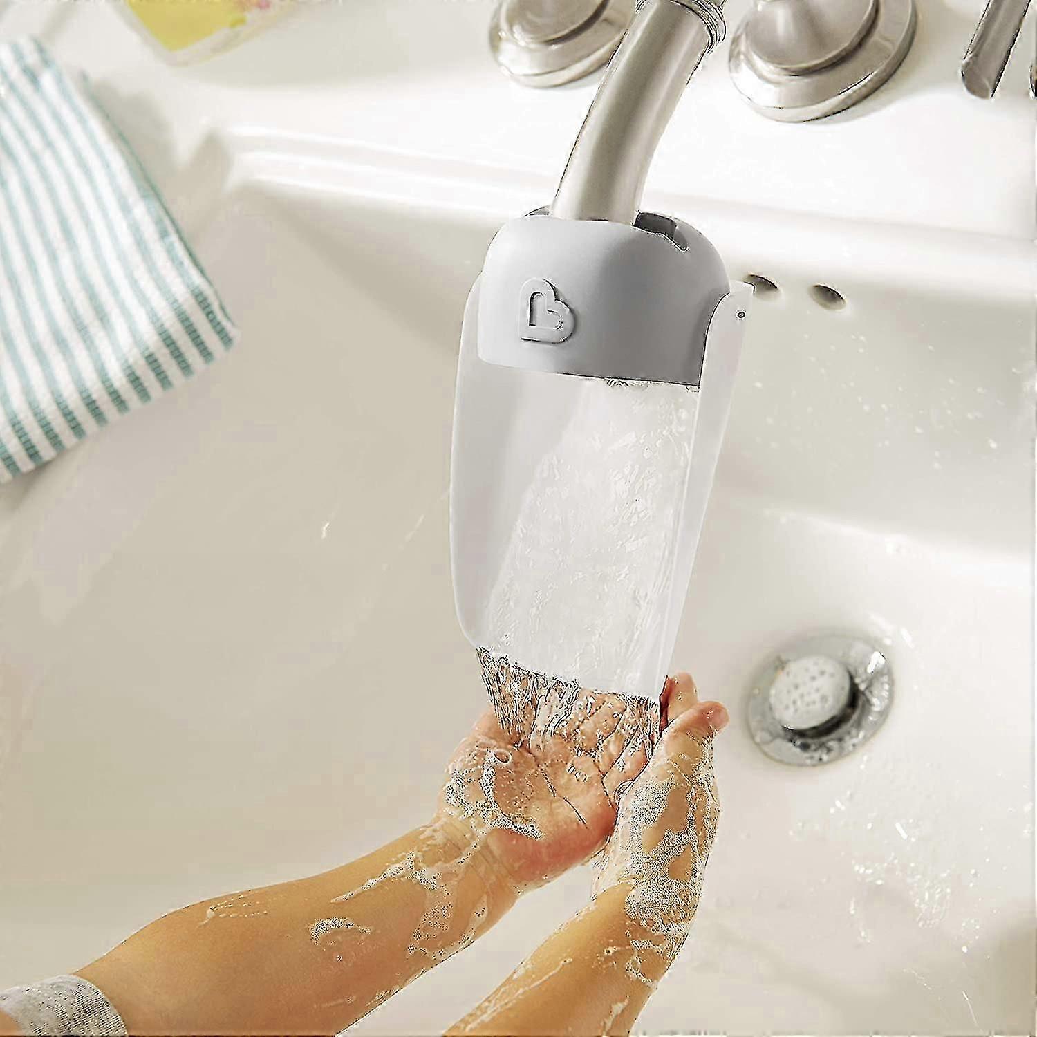 Faucet Extender 2 Piece Set, Grey