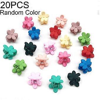 30 Stück Mini-Haarspangen mit Blumenmotiv für Mädchen, verschiedene Babyhaarspangen, Haaraccessoires für Mädchen und Frauen, zufällige Farben