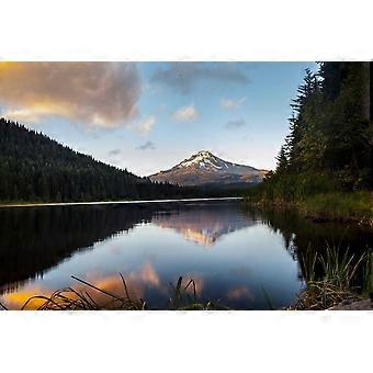 Eclipse Oregon Path of Totality Mt. Hood Landscape jigsaw puzzle game for adults and kids SC304