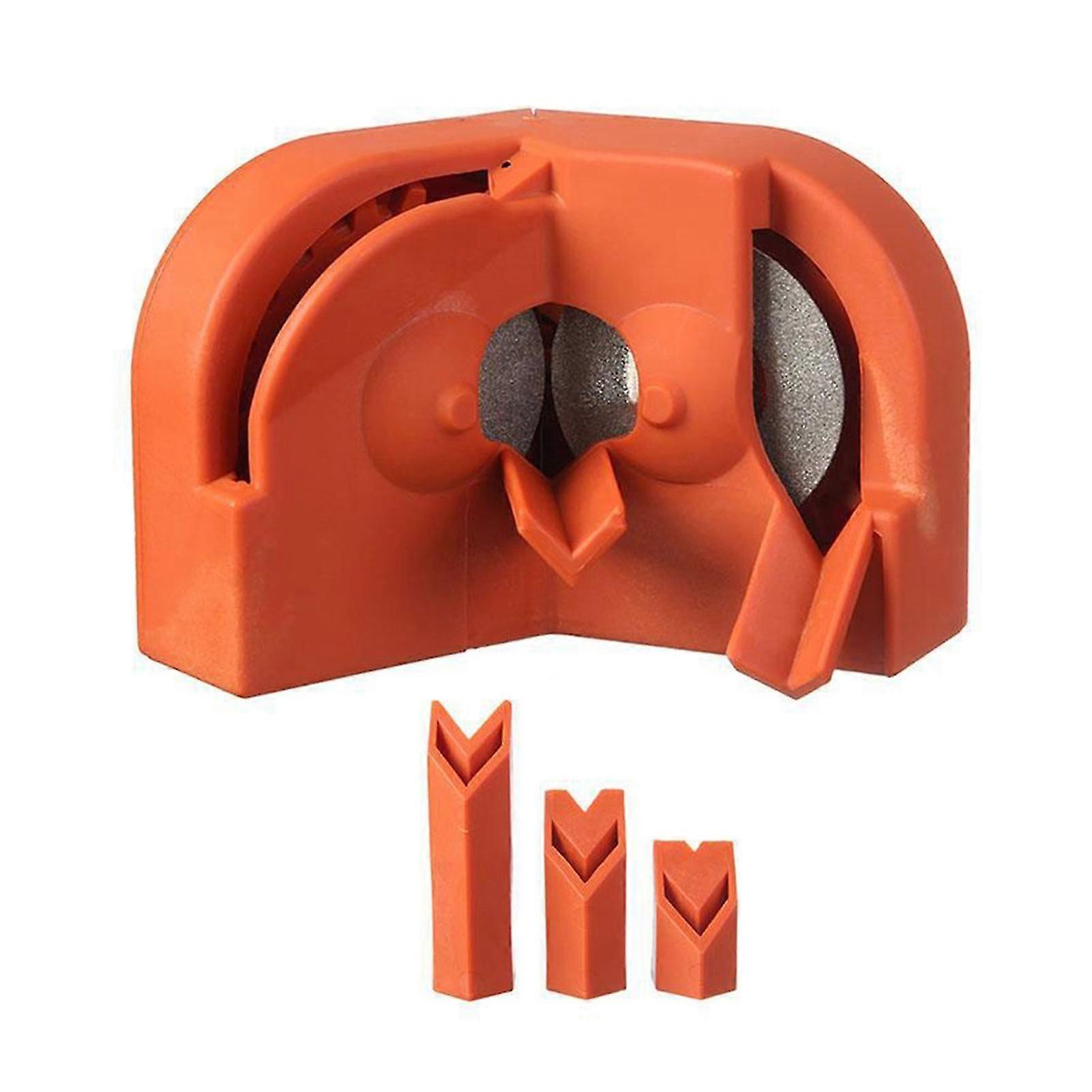 Drill Bit Sharpener Tool with Grinding Wheels Durable Construction Compact Design Portable Universal Versatile Drill Bit Grinding Tool