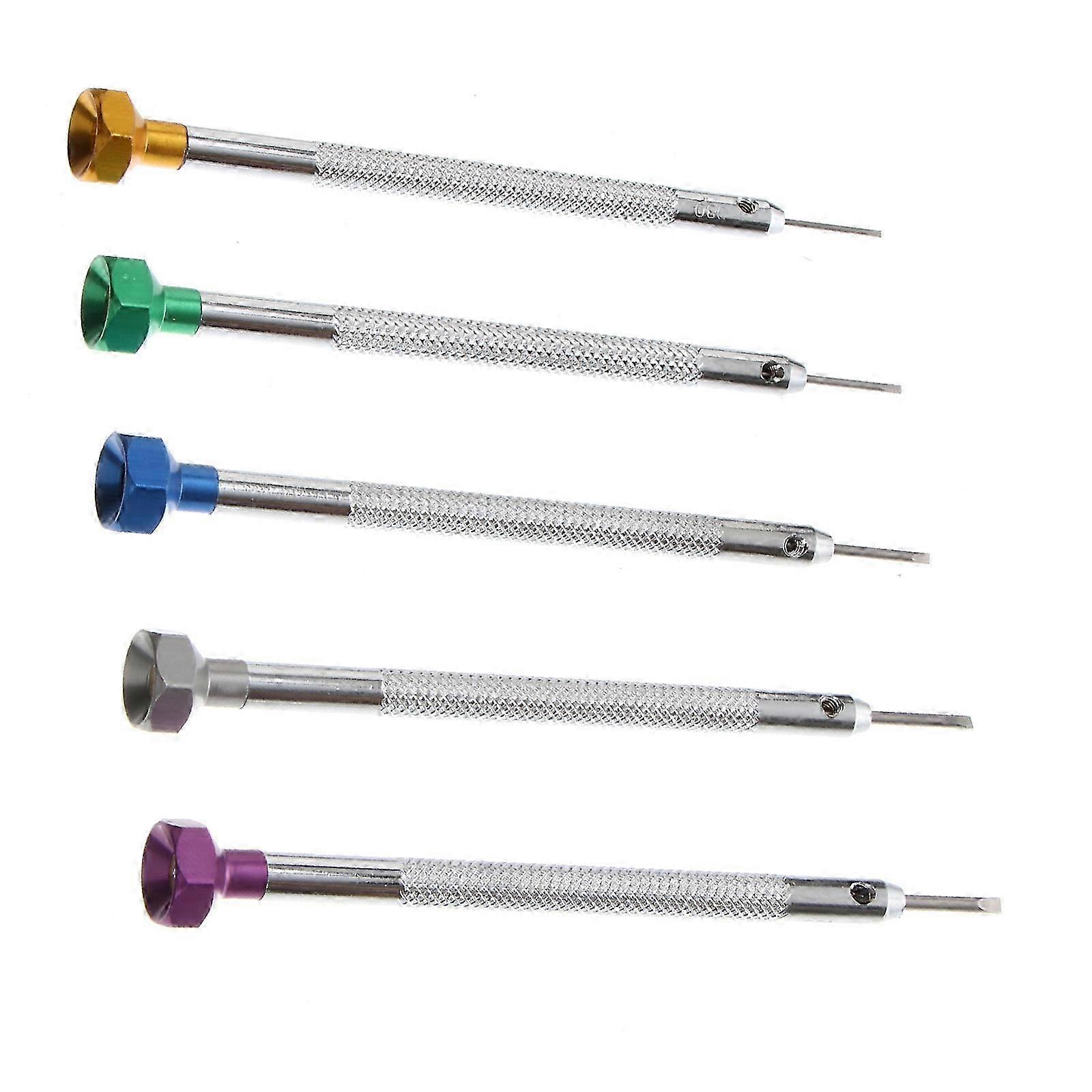 Precision Flat Screwdriver Slotted Screw Driver Repair Tools 5Pcs